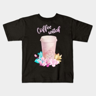 Coffee Witch Kids T-Shirt